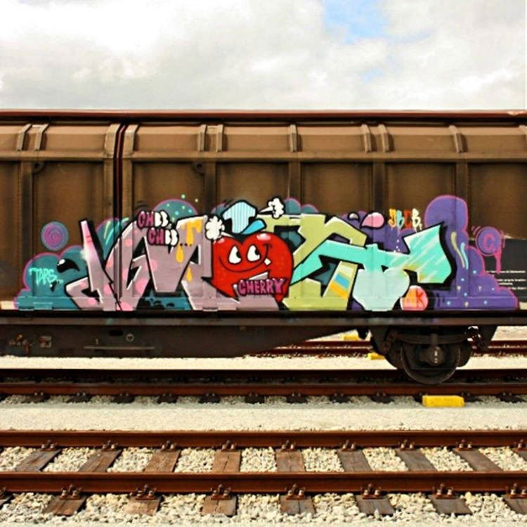 Graffiti Train - Photo by GUETERSLOW - jbcb (2016)
