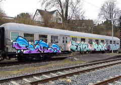 Graffiti Train - Photo by GUETERSLOW