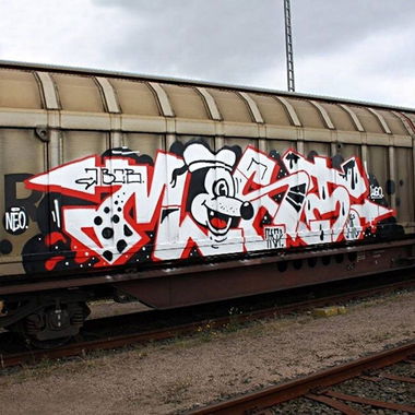 Graffiti Train - Photo by GUETERSLOW - jbcb (2016)