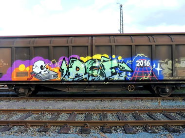 Graffiti Train - Photo by GUETERSLOW (2016)