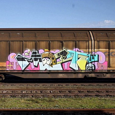 Graffiti Train - Photo by GUETERSLOW - jbcb (2016)