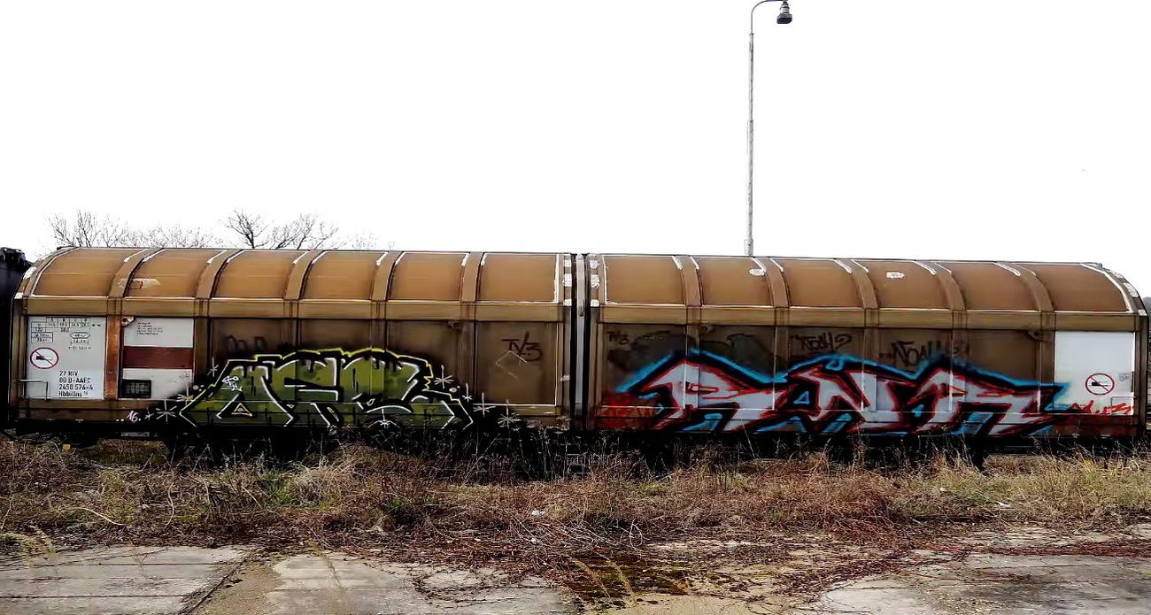 Graffiti Train - Photo by GUETERSLOW