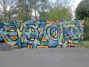 Graffiti Wall - Photo by GZKS (2014)