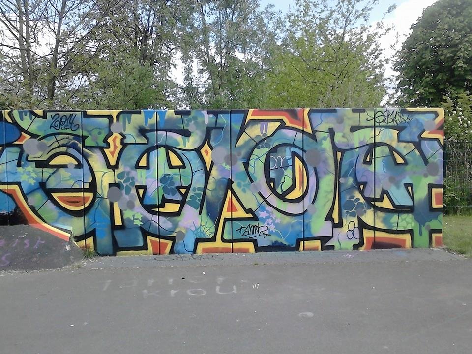 Graffiti Wall - Photo by GZKS (2014)