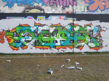 Graffiti Wall - Photo by GZKS (2014)