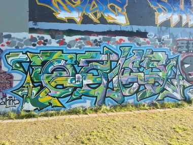 Graffiti Wall - Photo by GZKS (2014)