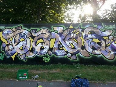 Graffiti Wall - Photo by GZKS (2014)