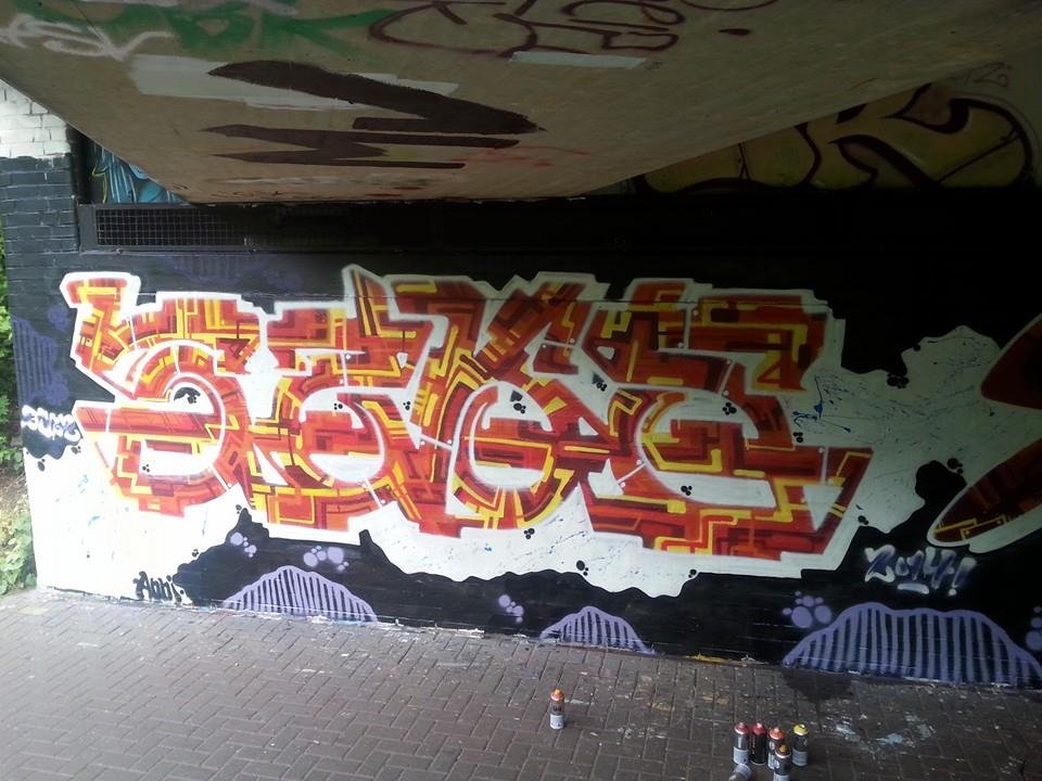 Graffiti Wall - Photo by GZKS (2014)