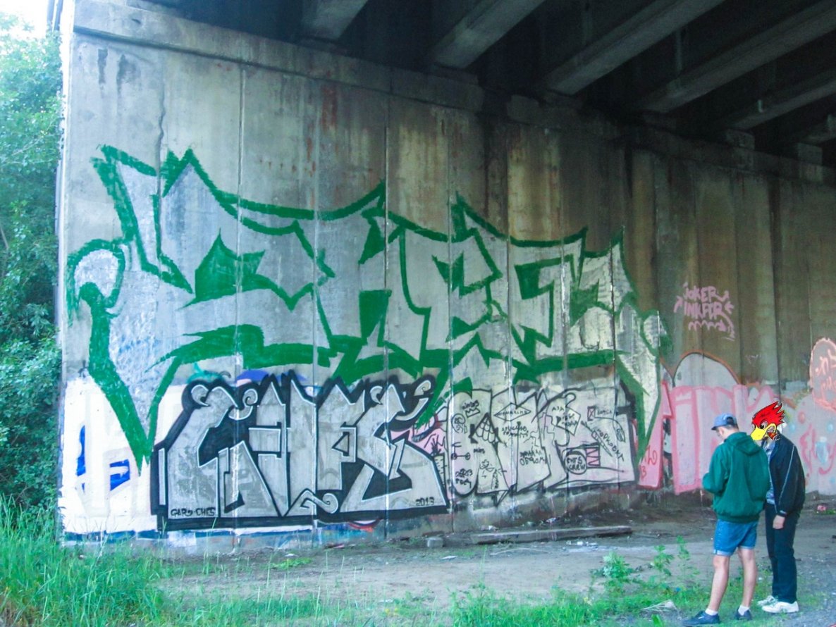 Graffiti Wall - Photo by Garchefskiy - CHFS (2013)