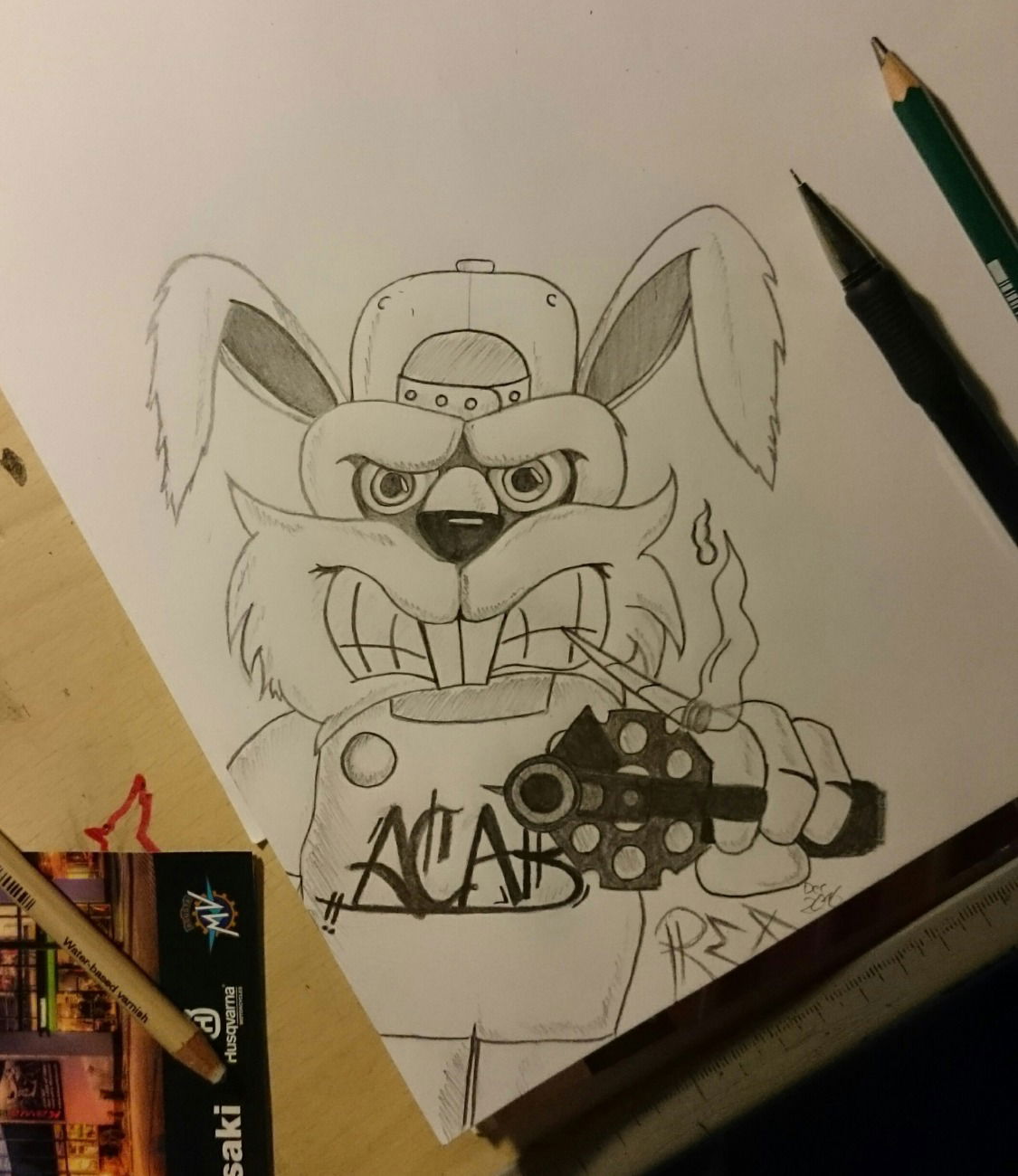 Graffiti Sketch - Photo by Gatsby (2016)