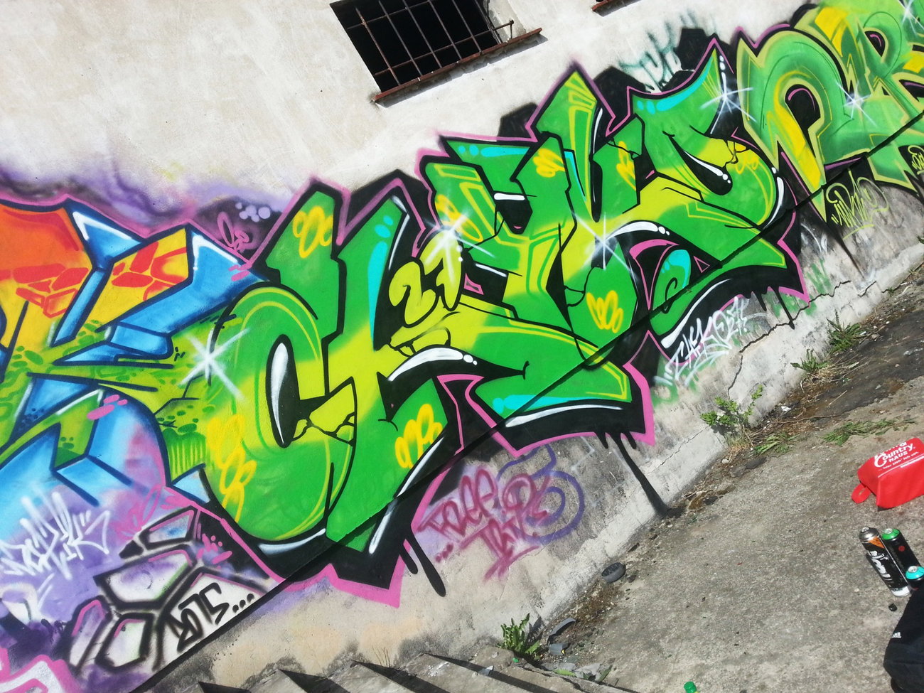 Graffiti Wall - Photo by GaunerZwoSiem - Chiko27 (2015)