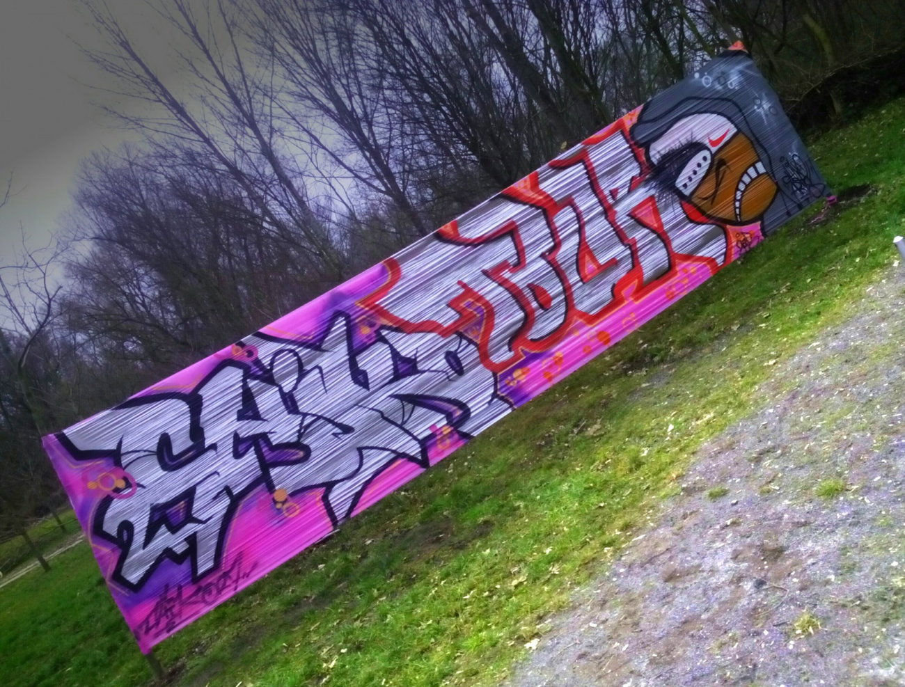 Graffiti Wall - Photo by GaunerZwoSiem - Chiko27, Tour, ChicoArts