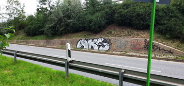 Graffiti Bombing - Photo by GaunerZwoSiem