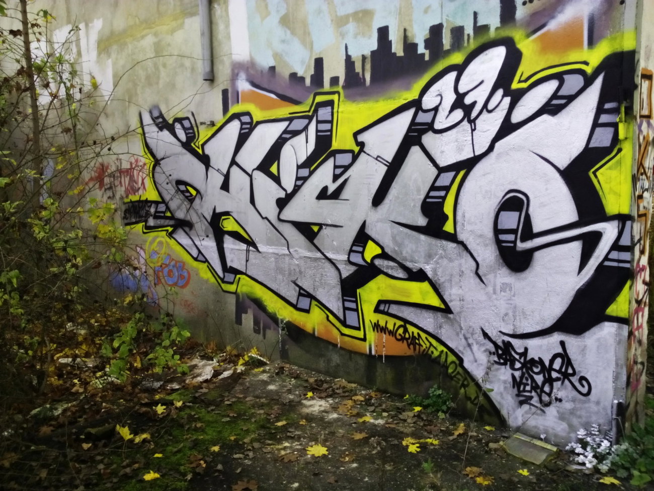 Graffiti Wall - Photo by GaunerZwoSiem - Chiko27 (2015)