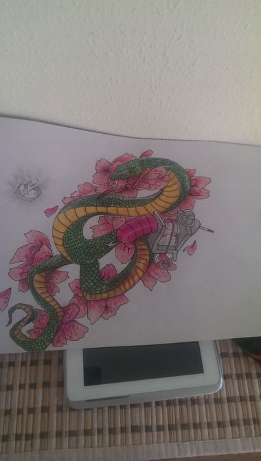 Graffiti Sketch in Berlin - Photo by Gaztone (2015)