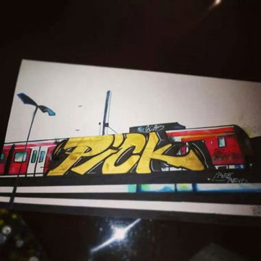 Graffiti Sketch - Photo by Gcbs4life - gcbs, pick (2013)