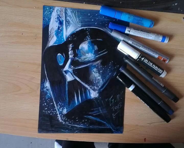 Graffiti Artwork - Photo by Gcbs4life - darth, vader, art (2013)