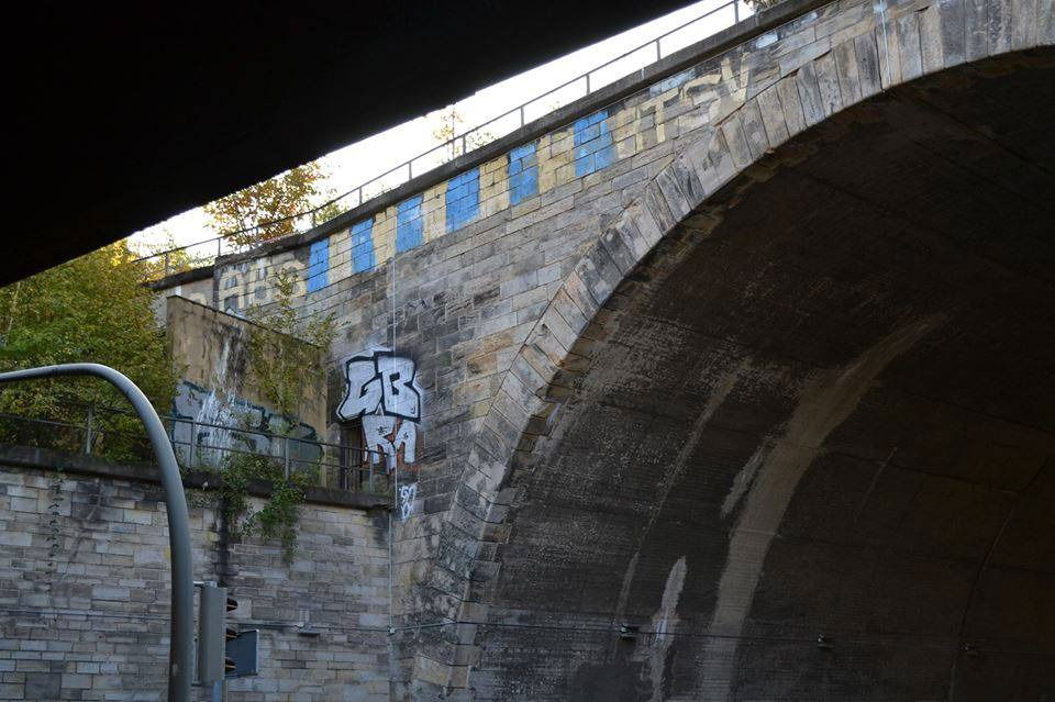 Graffiti Bombing in Braunschweig  - Photo by GeBiss - GB, RA