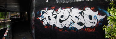 Graffiti Wall in Stuttgart - Photo by GekoOne - Chrome, Cannstatt, Stuttgart (2014)