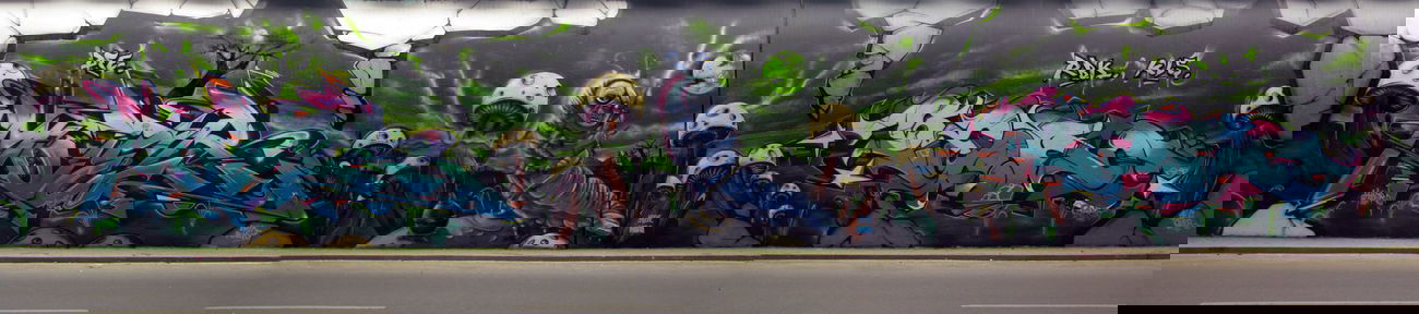 Graffiti Wall in Bochum - Photo by GekoOne - Moter, Kid, Kidone (2014)