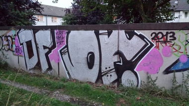 Graffiti Bombing - Photo by Gelsen - OF, Kirf, Nosk