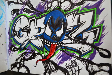 Graffiti Wall in Ukraine - Photo by Geoz (2014)