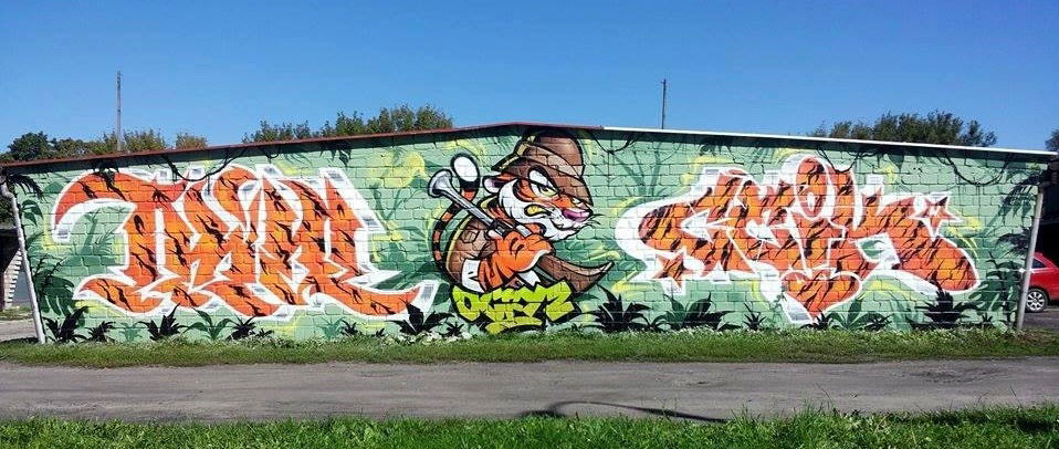 Graffiti Wall - Photo by GerdemGerdem - tribal, ceik, ogryzzz