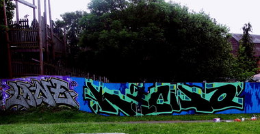 Graffiti Wall in Wasilkow - Photo by GerdemGerdem