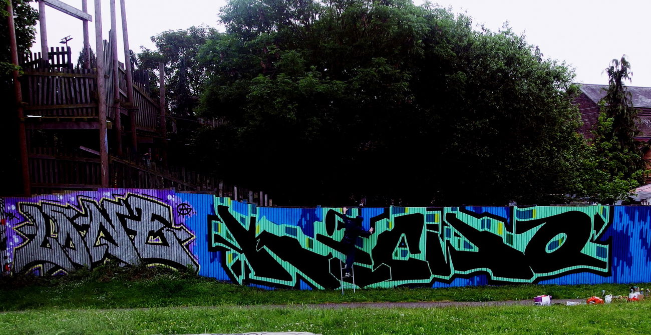 Graffiti Wall in Wasilkow - Photo by GerdemGerdem