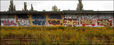 Graffiti Wall in Jawornik - Photo by GerdemGerdem - L