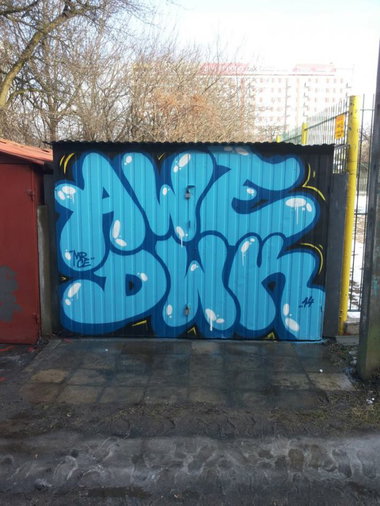 Graffiti Wall in Skórka - Photo by GerdemGerdem