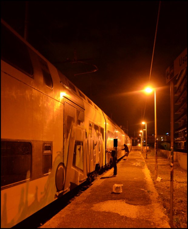 Graffiti Artwork in Rome - Photo by GerdemGerdem