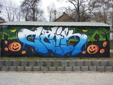 Graffiti Wall in Bialystok - Photo by GerdemGerdem - CEIK