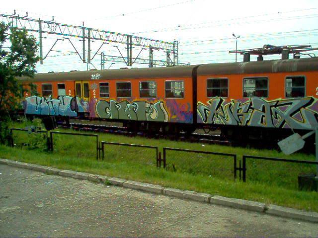 Graffiti Train in Budzynek - Photo by GerdemGerdem