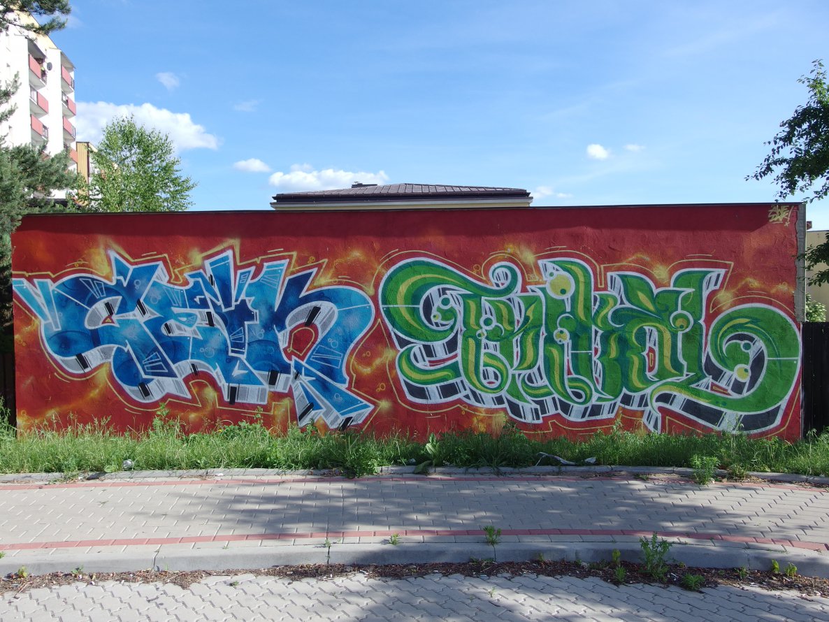Graffiti Wall in Ogrodniczki - Photo by GerdemGerdem