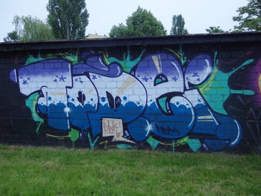 Graffiti Wall in Szepietowo - Photo by GerdemGerdem