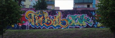 Graffiti Wall in Sokolka - Photo by GerdemGerdem