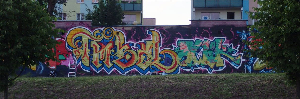 Graffiti Wall in Sokolka - Photo by GerdemGerdem