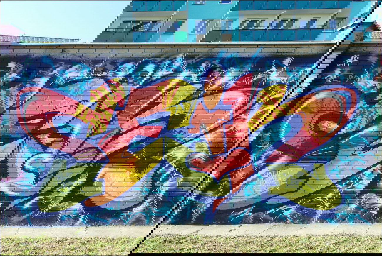 Graffiti Artwork in Ma?kinie - Photo by GerdemGerdem