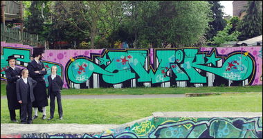 Graffiti Wall in Sokolka - Photo by GerdemGerdem