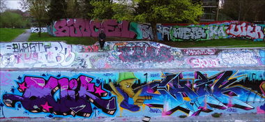 Graffiti Wall in Sokolka - Photo by GerdemGerdem
