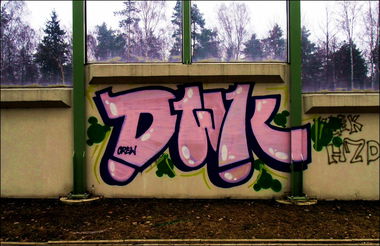 Graffiti Bombing in Bialystok - Photo by GerdemGerdem - D, W, K