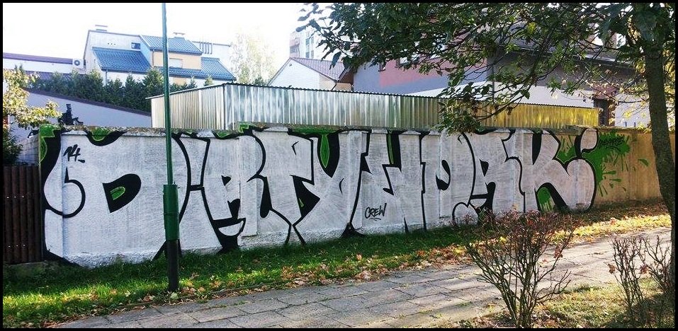 Graffiti Wall in Sokolka - Photo by GerdemGerdem