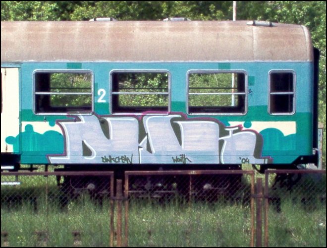 Graffiti Train in Sokolka - Photo by GerdemGerdem