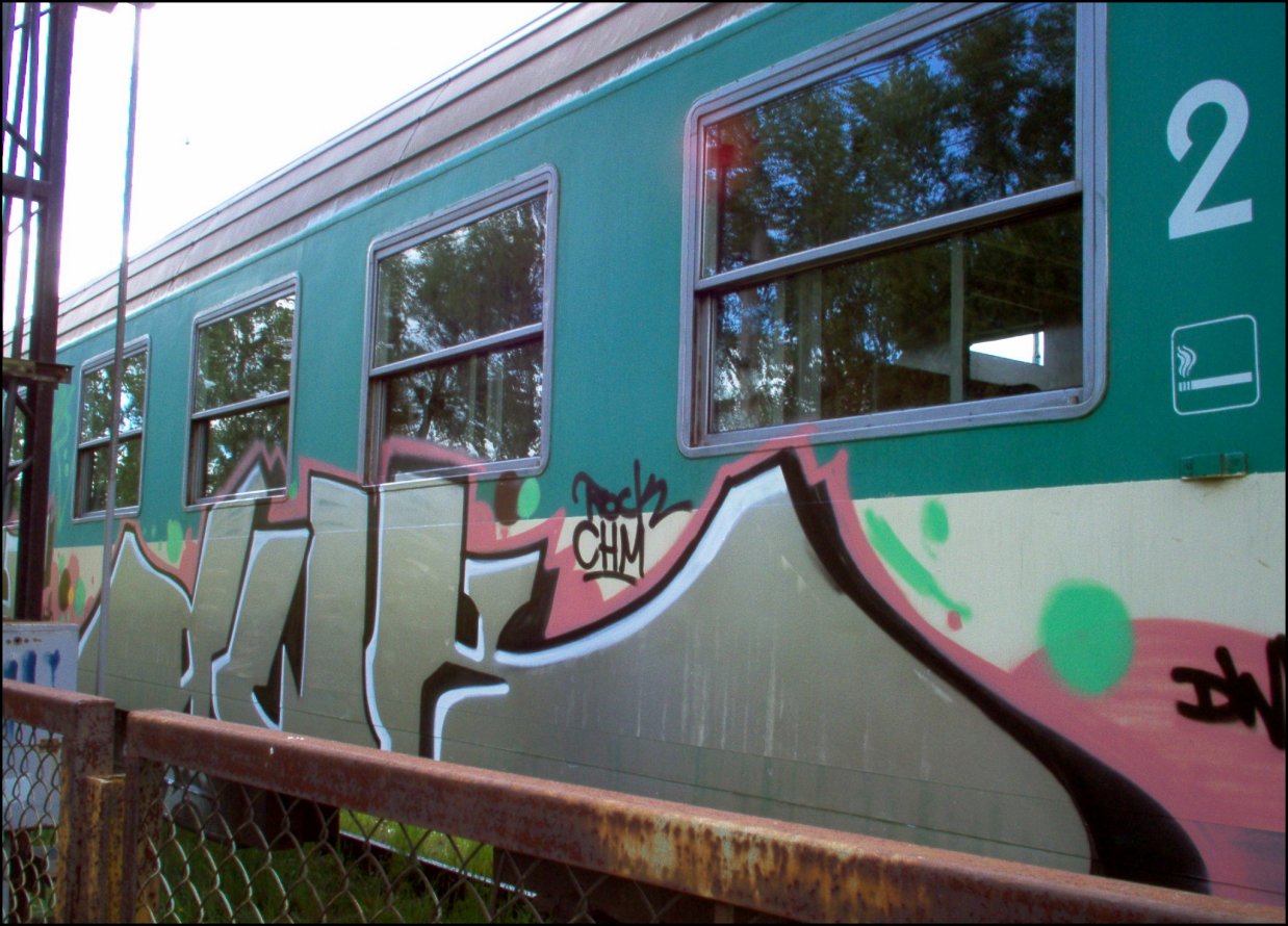 Graffiti Train in Sokolka - Photo by GerdemGerdem