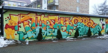 Graffiti Wall in Sokó?ka - Photo by GerdemGerdem