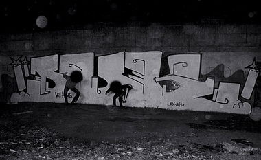 Graffiti Bombing - Photo by GerdemGerdem