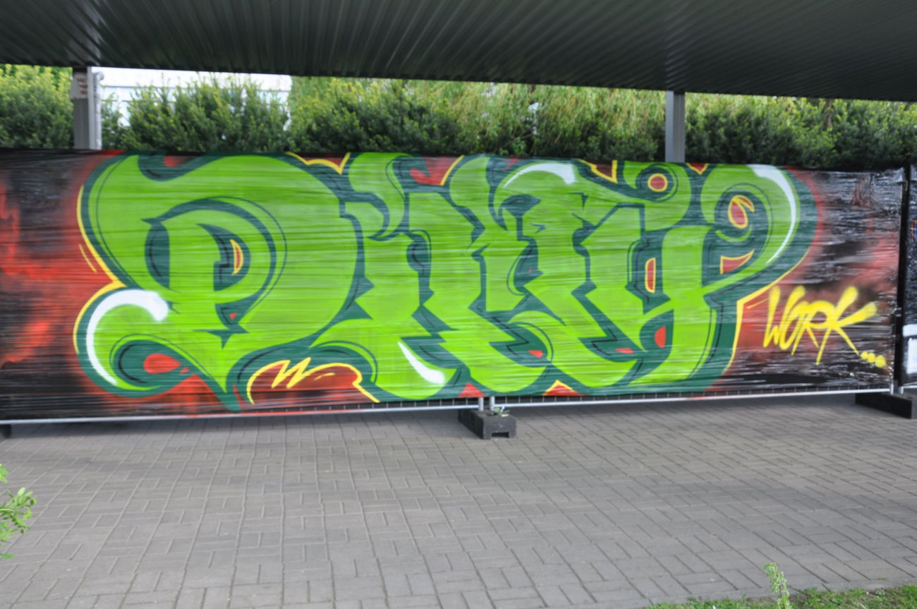 Graffiti Wall in Białystok - Photo by GerdemGerdem