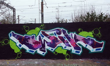 Graffiti Wall in Warsaw - Photo by GerdemGerdem - ok (2016)