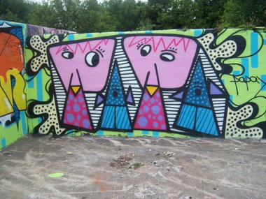 Graffiti Wall in Sokó?ka - Photo by GerdemGerdem (2008)